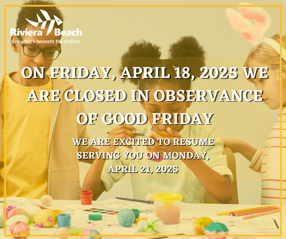 ON FRIDAY, APRIL 18, 2025 WE ARE CLOSED IN OBSERVANCE OF GOOD FRIDAY WE ARE EXCITED TO RESUME SERVING YOU ON MONDAY, APRIL 21, 2025
