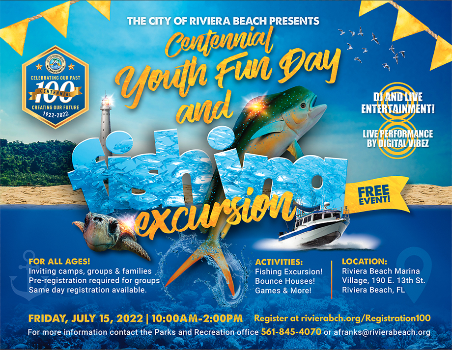 Centennial Youth Fun Day Fishing Excursion Friday July 15 10am-2pm Centennial Youth Fun Day Fishing Excursion Friday July 15 10am-2pm