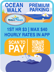 Ocean Walk Premium Parking Sign