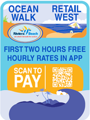 Ocean Walk Retail West Parking Sign