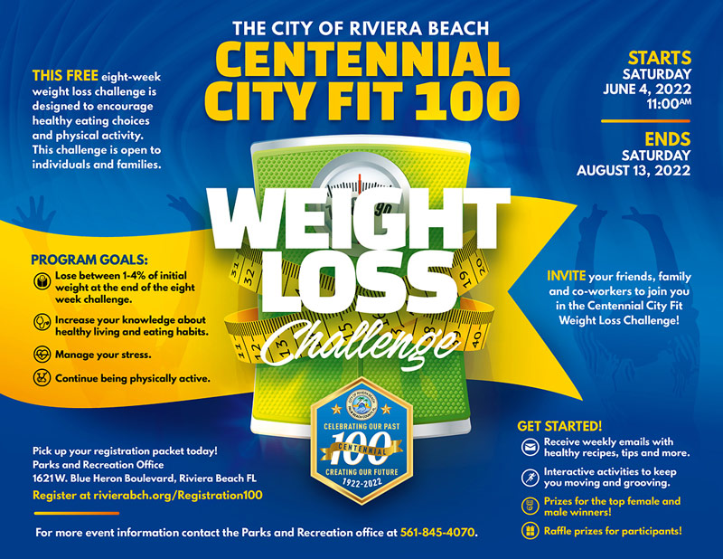 Centennial City Fit 100 Weight Loss Challenge Starts June 4th @ 11am Ends August 13