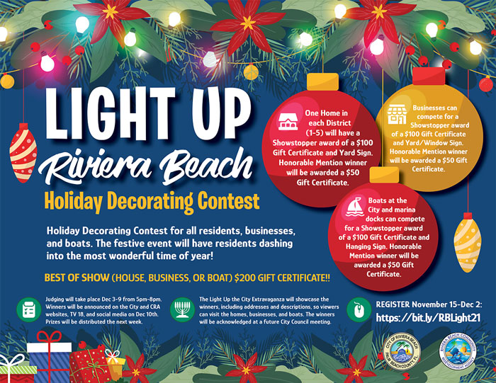 Light Up Riviera Beach Holiday Contest