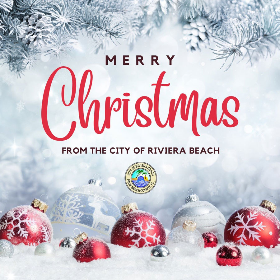 Merry Christmas From The City Of Riviera Beach 