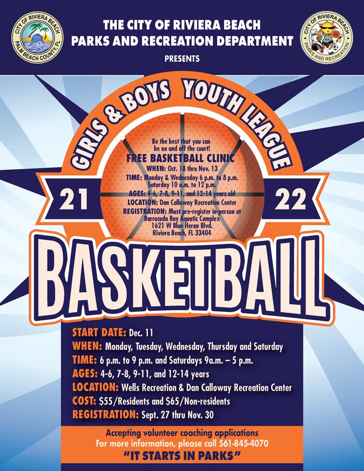 Girls And Boys Youth League Basketball
