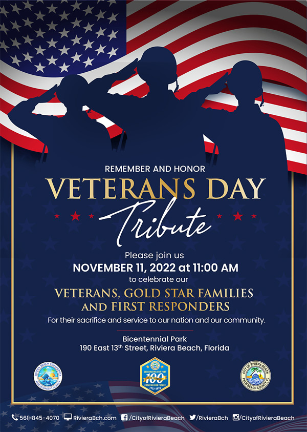 Veterans Day Tribute November 11 2022