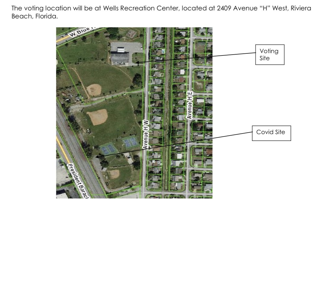 Traffic accommodations will be made for early voters since Wells Recreation Center is a voting site. Voters will be able to bypass testing lines via a detour plan. The testing site will be closed on Jan. 11, Election Day. Here is the detour plan: