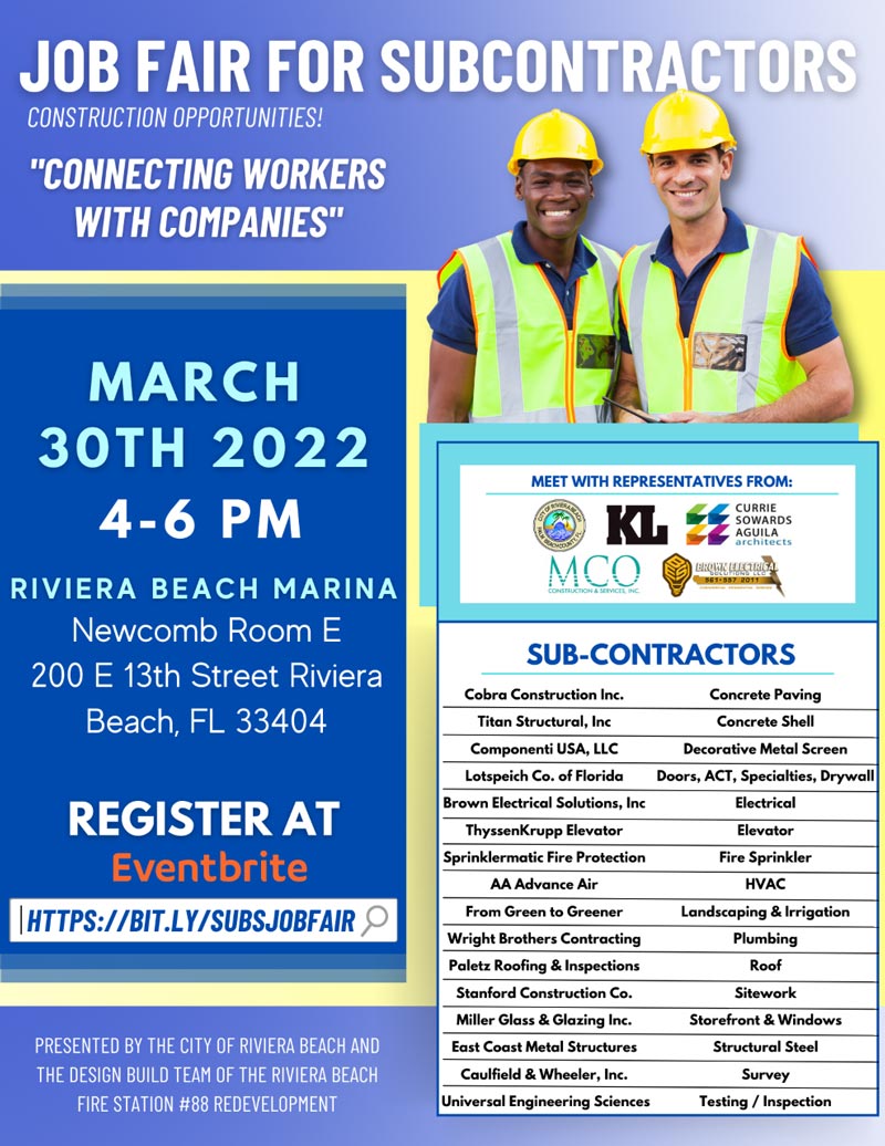 Job Fair for Subcontractors